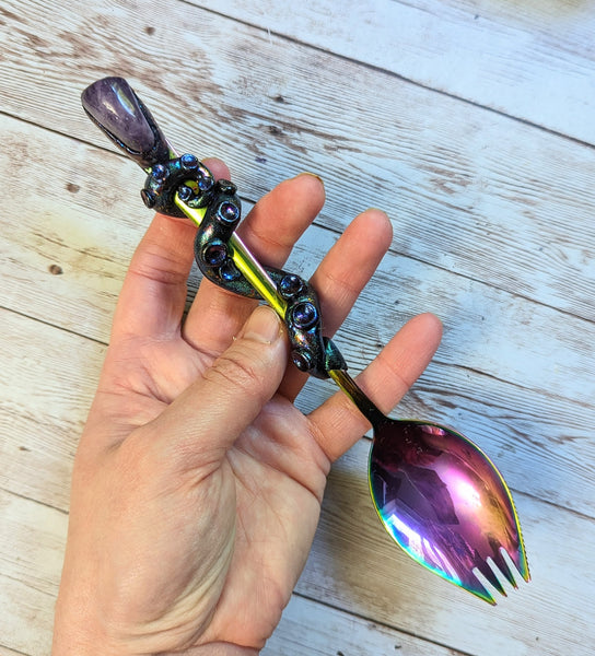 Amethyst Octopus Spork
