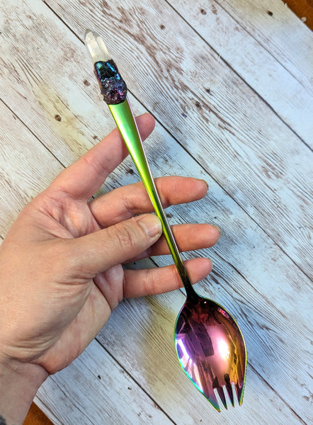 Large Galaxy Quartz Spork