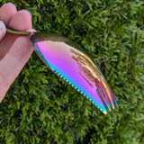 Rainbow Galaxy Rose Quartz Octopus Spork