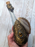 Agate & Tigers Eye Potion Bottle