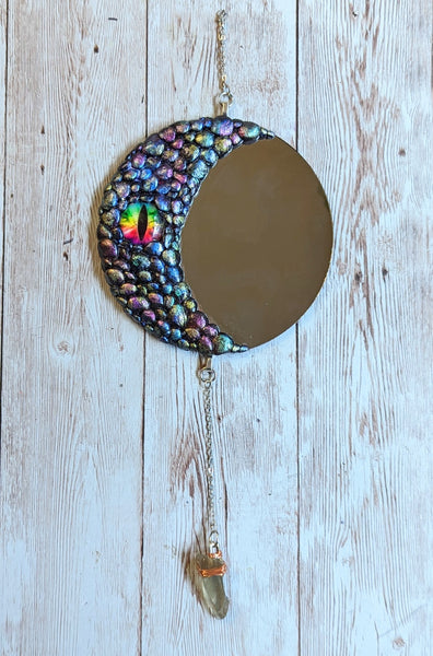 Dragon Rainbow Citrine Mirror