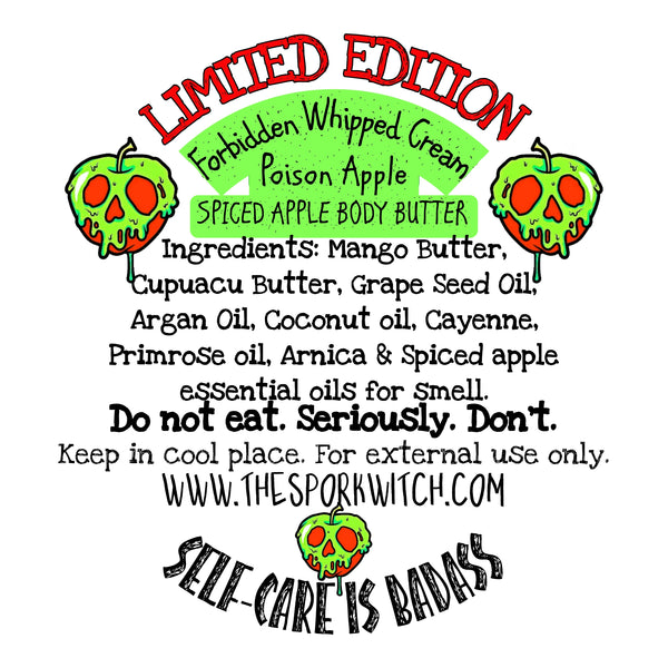 Poison Apple Forbidden Whipped Cream (Spiced Apple Body Butter) 2 variations