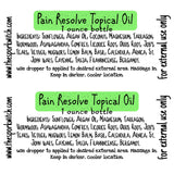 Pain Resolve Topical Oil *RESTOCK 5/11*