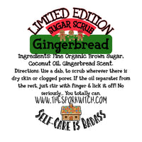 Gingerbread Brown Sugar Scrub