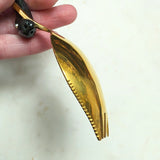 Gold Labradorite Snake Spork