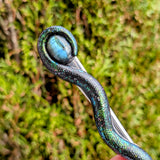 Silver Spork With Labradorite & Snake