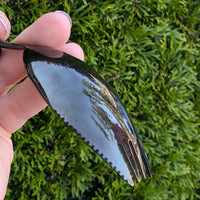 Black Spork with Raw Quartz