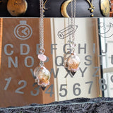 Round Dome Pendulum Necklace