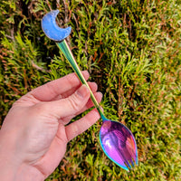 Rainbow Galaxy Opalite Spork