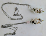 Round Dome Pendulum Necklace