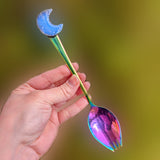 Rainbow Galaxy Opalite Spork