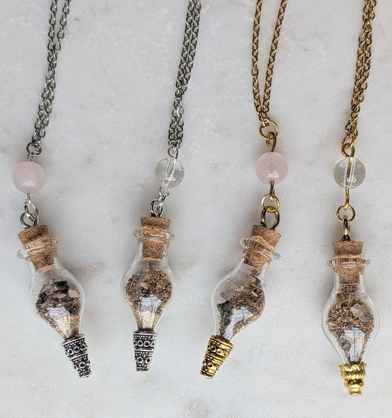 Potion Bottle Pendulum Necklace