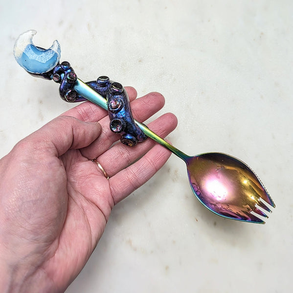 Opalite Octopus Spork