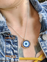 Evil Eye Mirror Protection Pendant