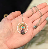 Amethyst Moon Necklace