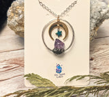 Amethyst Moon Necklace