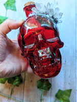 Clear Quartz Skull Potion Bottle