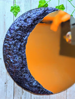 12" Raised Color Changing Moon Mirror