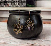 Spiderweb Spooder Earrings